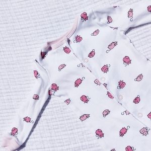 JOE FRESH Snug Pink Cat Onesie Pyjama